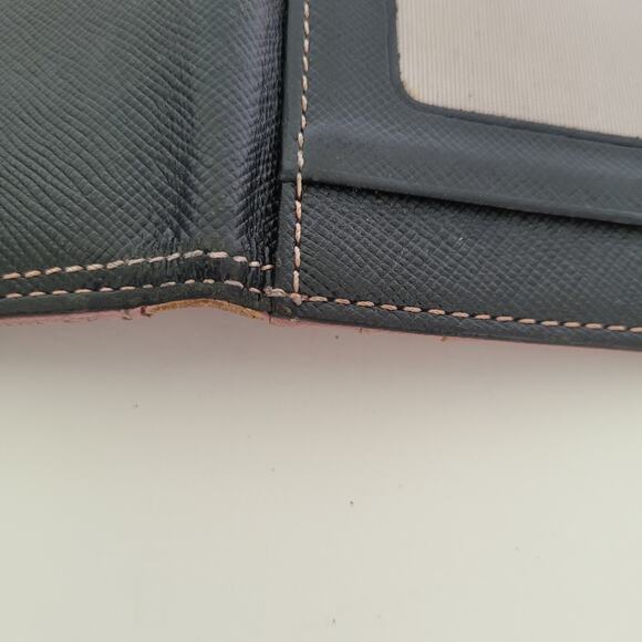 Paul Smith Unisex Leather Black Wallet Credit Card ID Holder Small Bifold Logo - Picture 5 of 7